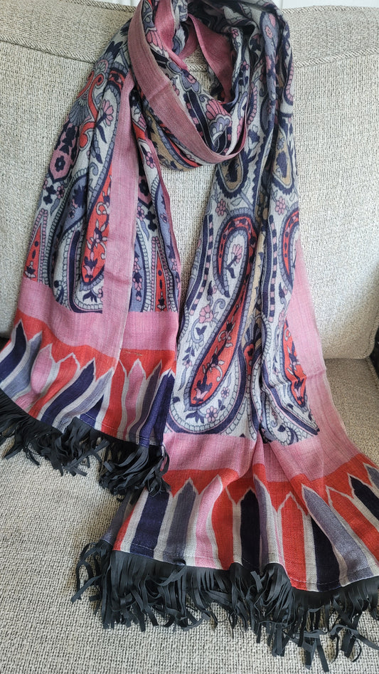 Paisley Print Shawl